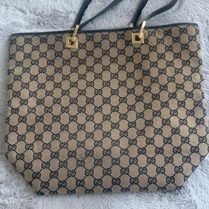 Gucci Monogram Canvas Tote